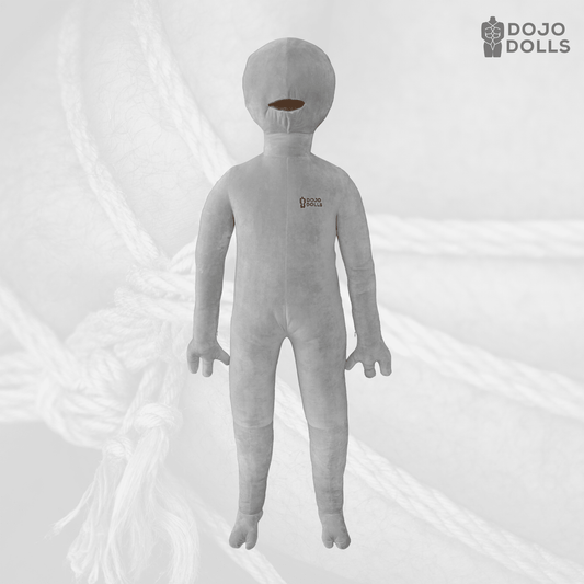 Clint male shibari practice doll by Dojo Dolls — full-body, anatomically proportioned for rope tying practice