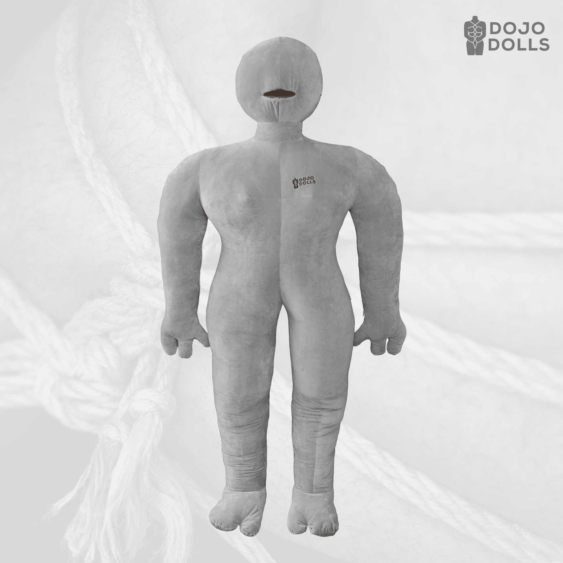 Sabrina plus size shibari practice doll by Dojo Dolls — full-bodied, anatomically realistic for inclusive rope tying practice